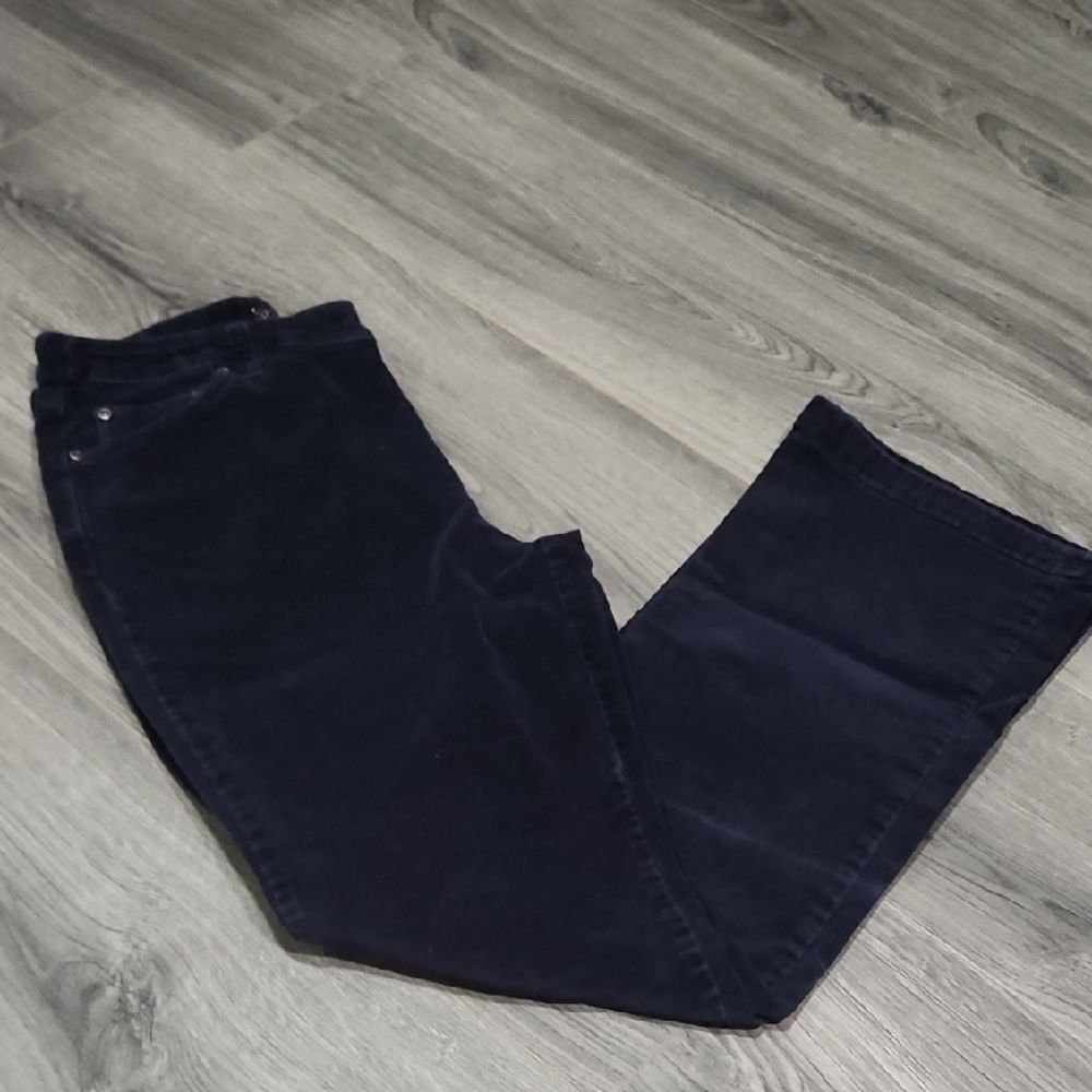 Vintage Navy Blue Bootcut Corduroy Pants